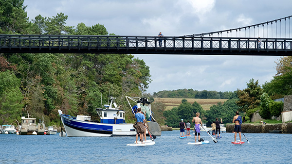 Sortie en paddle dans le Golfe du Morbihan et passage sous le pont du Bono