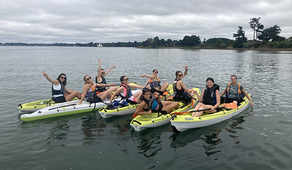 Balade en kayak dans le Golfe du Morbihan avec Avel Pad