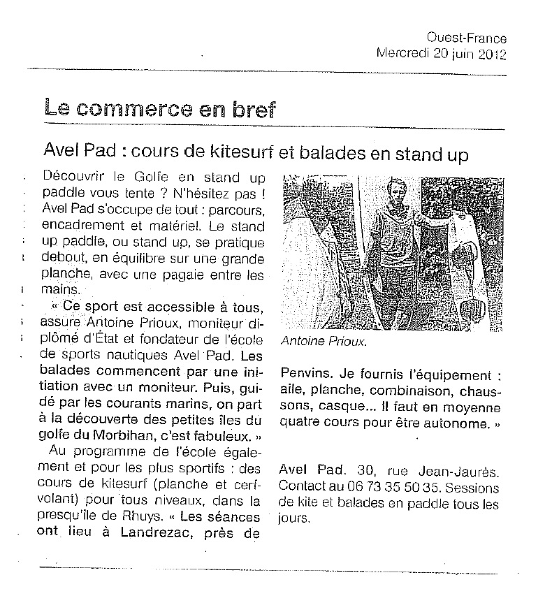 Article Ouets France