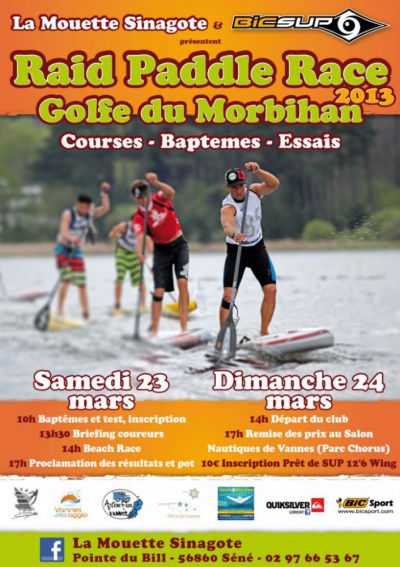 Raid Paddle Race avec Avel Pad en mars 2013