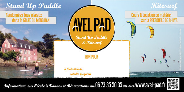 Bon Cadeau Kite et SUP Avel Pad