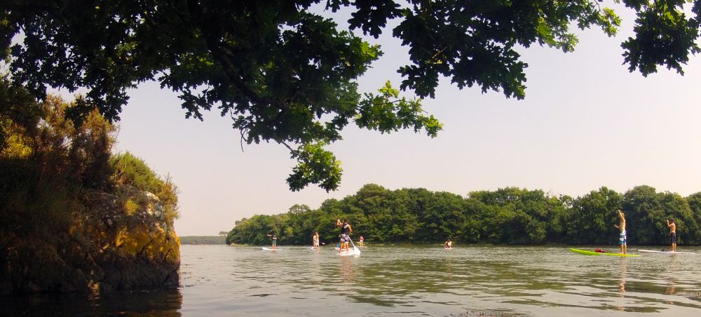 Randonnée SUP de Baden à Plougoumelen dans le Morbihan