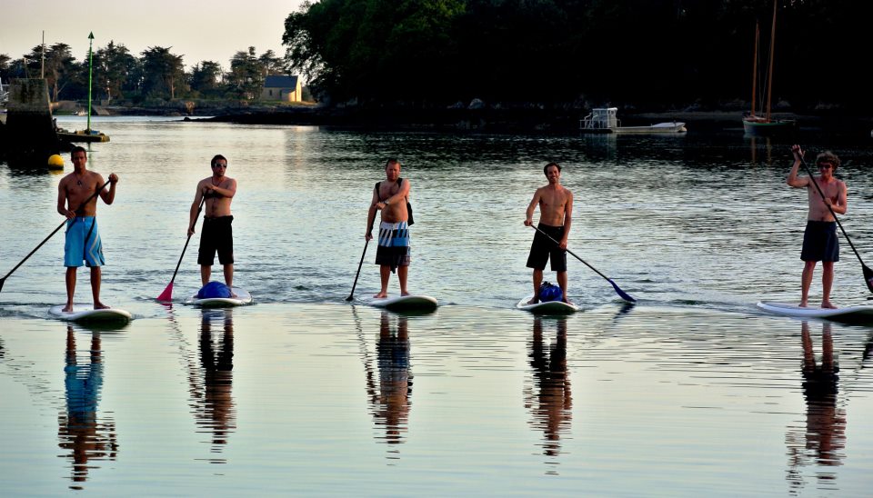 Stand Up Paddle à Vannes avec l'école Avel Pad